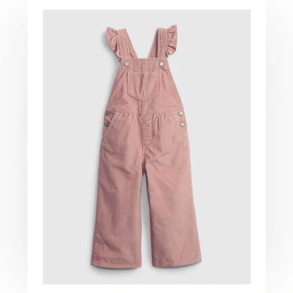 GAP Bottoms Gap Toddler Corduroy Blush Mauve Pink Ruffle